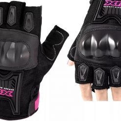 Luva X11 Blackout Fem. Verão c/ Prot 1/2 dedo