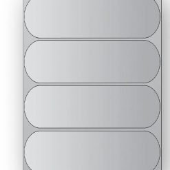 Adesivo Capacete  Refletivo c/ 4 unidades 1181 AD-05 