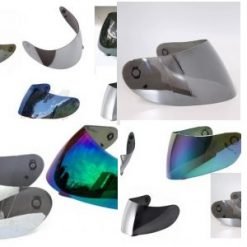 Viseira Agv K3 K4 STREET 8 Cromada  1704CR