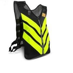 Colete Refletivo Pro Tork One Preto com Faixa Amarela