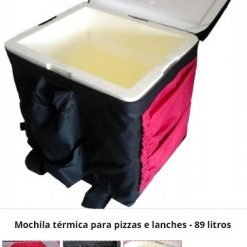 Mochila Lanche ou Pizza 89L NYLON COM ISOPOR