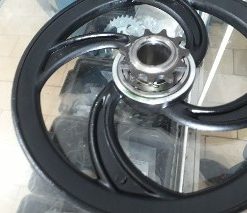 Polia Ventilada Bikelete  c/Catraca e Pinhão