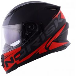 Capacete Norisk FF302 MANTY MATTE BLK RED