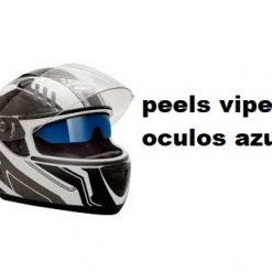Viseira Peels Viper Metalizada Óculos Interno Azul