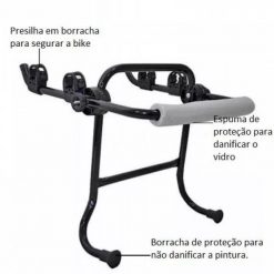 Transbike Universal  Para Duas Bicicletas C/ Catraca