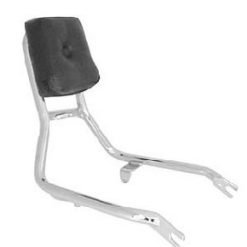 Sissy-bar cromado sem bagageiro